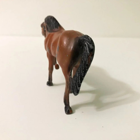 Vintage 1976 Durham Industries Metal Horse Figure 3.5 Inch Long Toy  Hong Kong - Picture 4 of 15